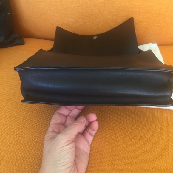 Vintage famous 90s GUCCI BY TOM FORD BLACK Bamboo handle BAGπHP - Picture 5 of 16